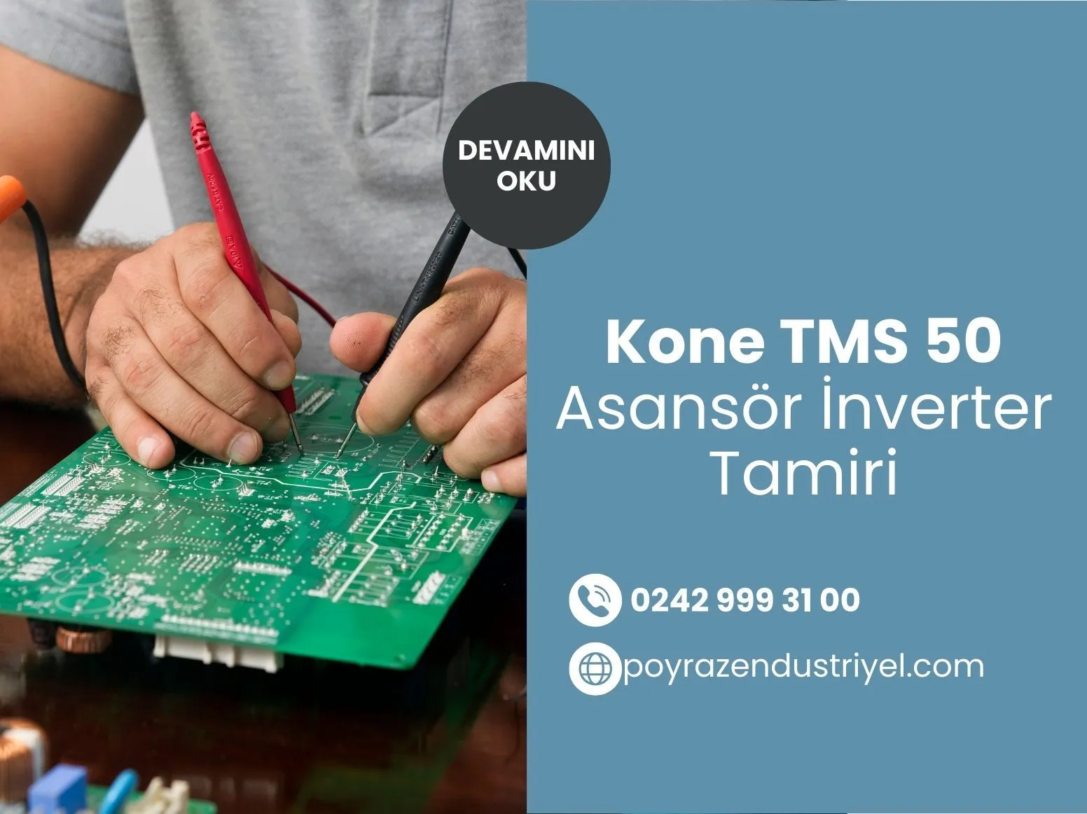 Kone Tms50 Asansör İnverter Tamiri